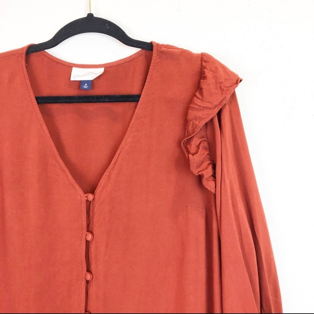 Button-Up Peasant Blouse-Universal Thread - image 1